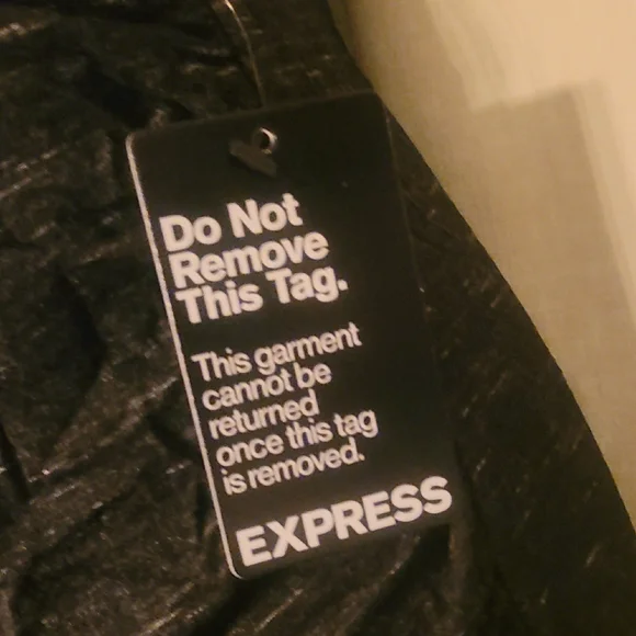 Express Dark Grey Marled V-Neck Sleeveless Maxi Dress - Picture 3 of 8